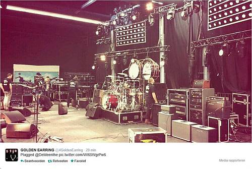 Golden Earring Twitter stage picture 2 March 08, 2014 Steenwijk - De Meenthe